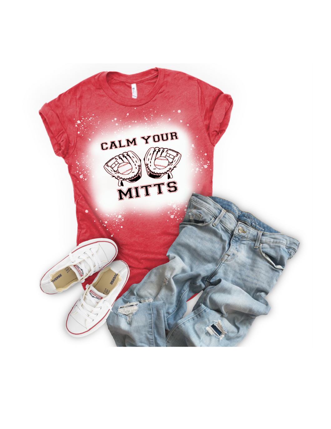 Calm your Mits Baseball Tee