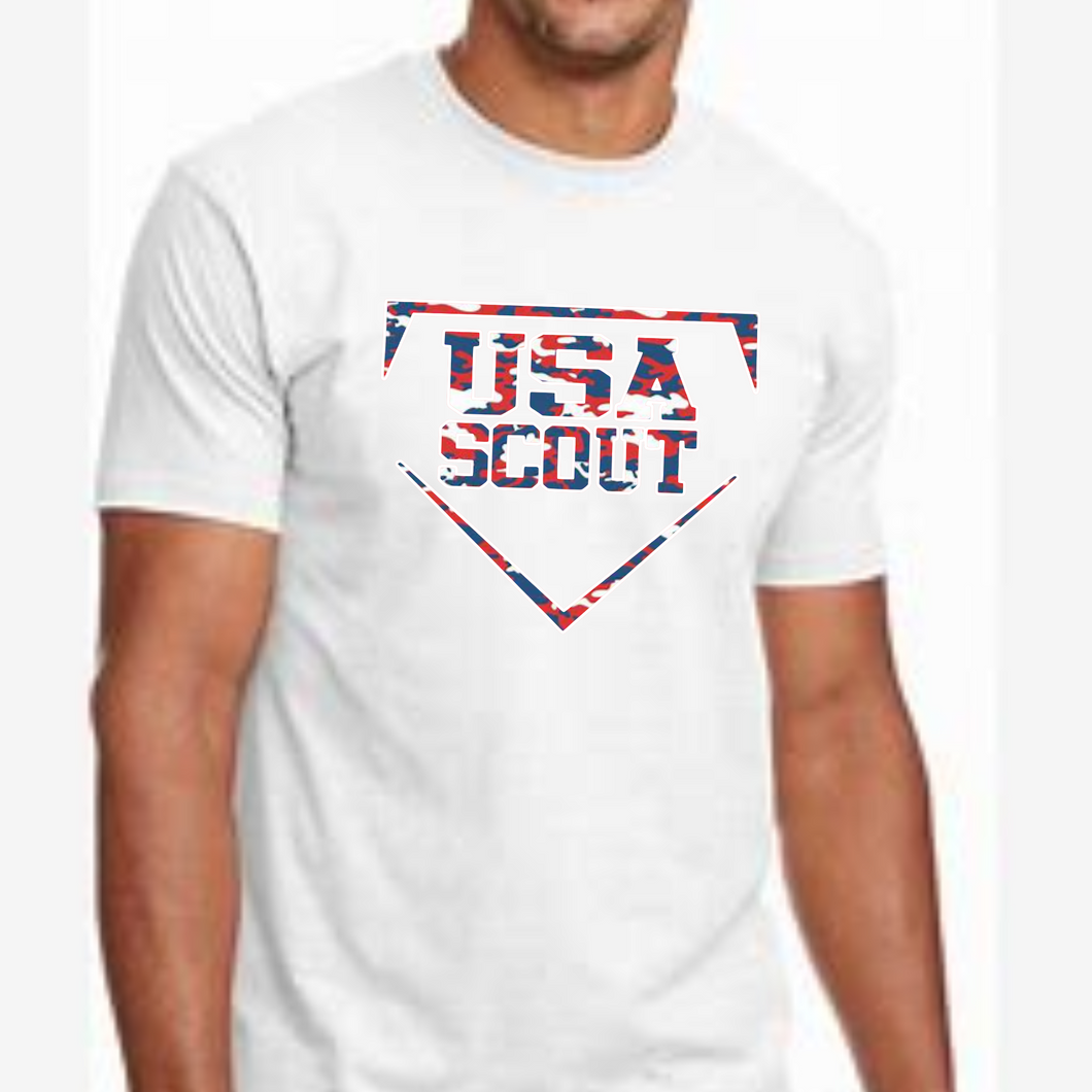 Red Camo Logo tee