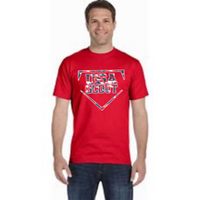 Load image into Gallery viewer, Red Camo Logo tee
