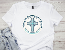 Load image into Gallery viewer, Bleached Macland  Community Church Tee
