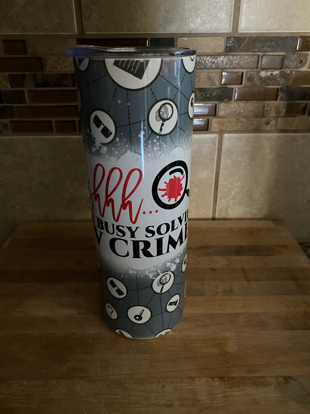 Solving Crimes Tumbler