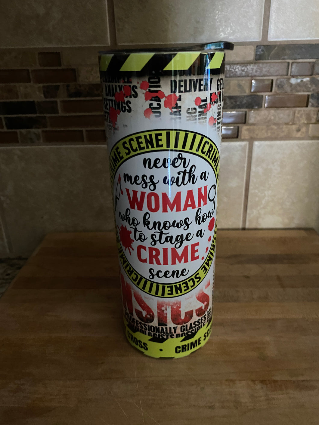 Stage Crime Scene Tumbler